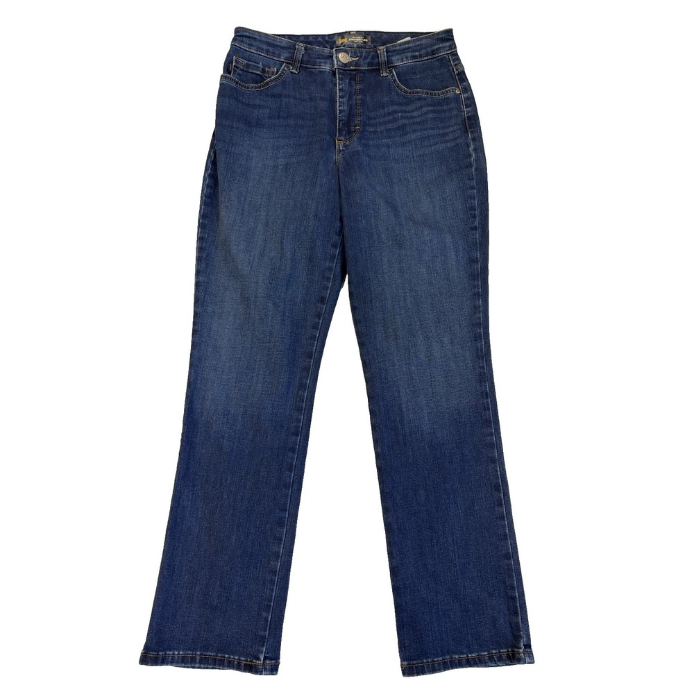 Lee Women's 6S Relaxed Fit Straight Leg High Rise Jeans Classic Everyday Staple